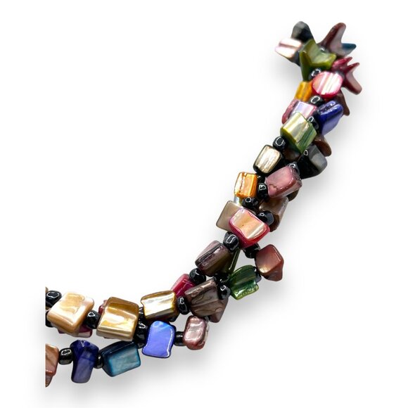 Premier Designs Paradise Found Multi-Color Beaded Necklace & Drop Earrings Set - Picture 5 of 13